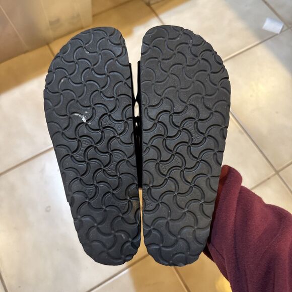 BIRKENSTOCK GRANADA Black Sandal Birki Cork Comfort Slide Sz 37 - Picture 11 of 11